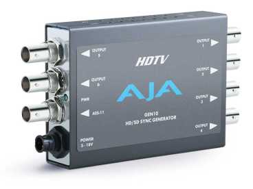Preview: AJA GEN10 HD/SD-SDI Sync. Generator (GEN 10) mit Blackburst